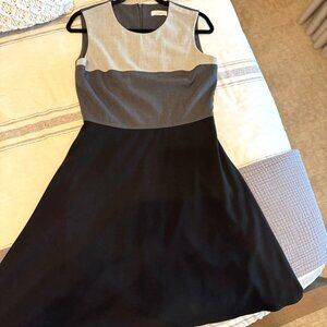 Calvin Klein Sleeveless Colorblock Dress – Size 6, Fully Lined & Chic!